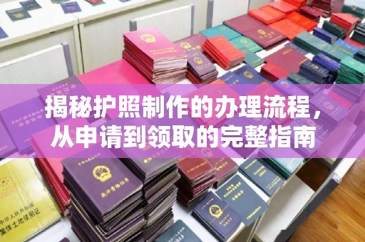 丹凤揭秘护照制作的办理流程，从申请到领取的完整指南